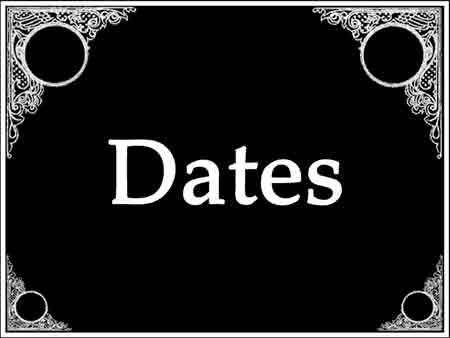 Dates